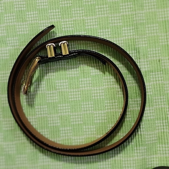 Brighton Classics Black Reptile Embossed Belt - Picture 3 of 5